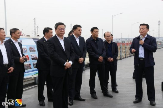 山东能源临矿集团党委书记、董事长刘孝孔一行到济矿物流园区考察调研