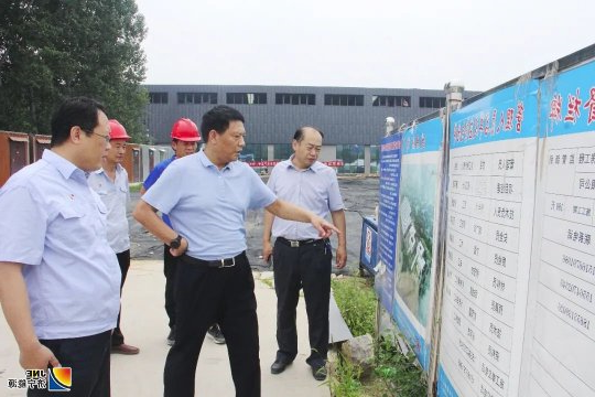 张广宇到盛源公司检查指导工作