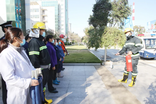 集团公司相关企业开展消防安全应急演练活动